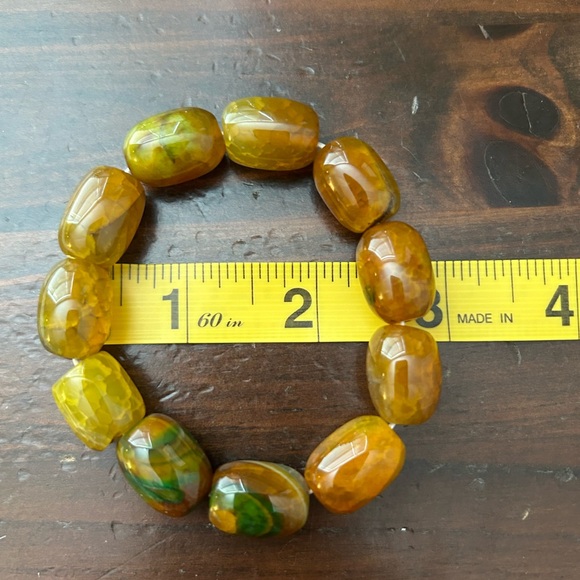 Tibetan Glass Bead Bracelet - Picture 2 of 6